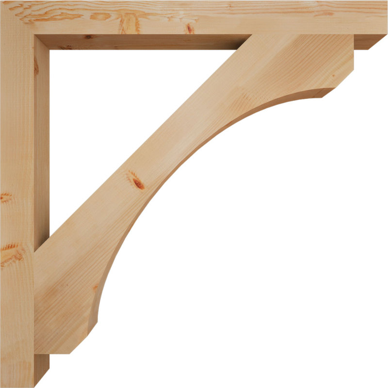 Support à blocs l 3 1/2 po x P 46 po x H 46 po, sapin Douglas, Sapin de Douglas, Lisse, H 46 po x l 3,5 po x P 46 po
