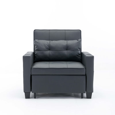 Fauteuil convertible Pavilus, canapé-lit 3 en 1, fauteuil inclinable réglable, fauteuil, canapé