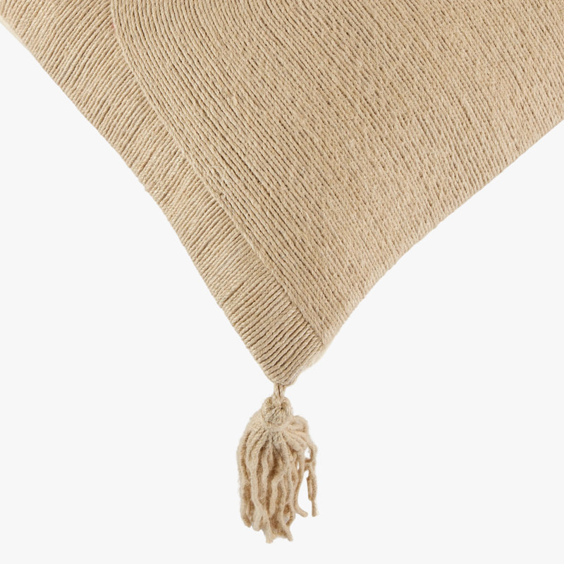 Coastal Breeze Dune Pillow Cover & Insert, Ivory
