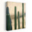 Oaxaca Shades of Green | Mexico travel photography Dramatic Abstract Cactus Nature City Wall Art Print 1 Piece Wrapped Canvas Wall Art-126785726