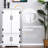 48.5" Laundry Room Storage Cabinet, White - Organize Your With Removable & Adjustable Shelving For Efficiency Style Cabinet Pantry Organizing Kitchen Essentials