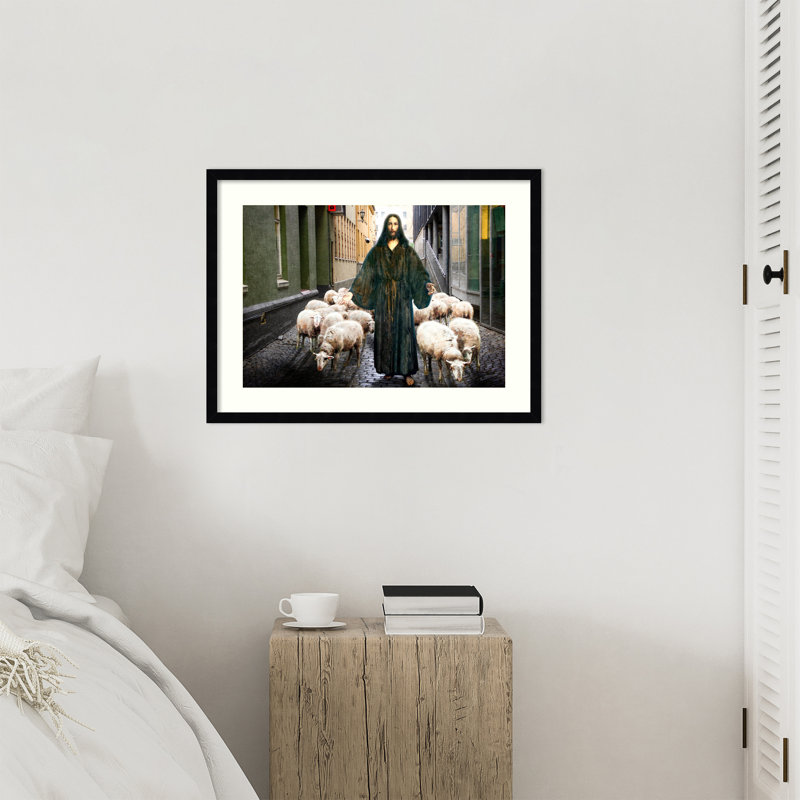 «Home In Peace» par Trygve Skogrand, impression sur bois encadrée