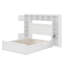 Wooden Bed With All-In-One Cabinet,Shelf And Sockets,Trundle-12642814