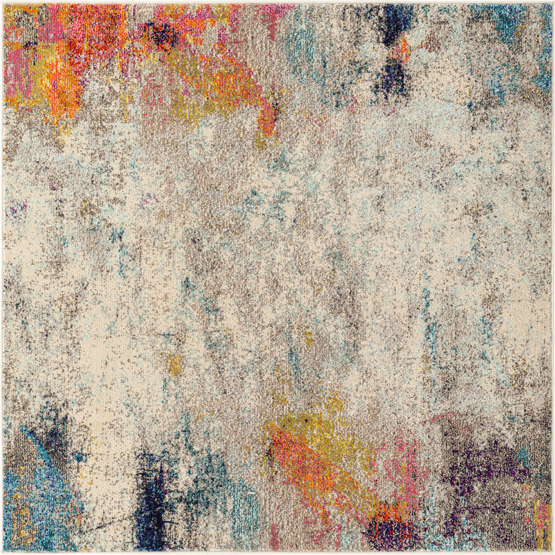 Patrocinia Abstract Indoor Rug, Square 5'