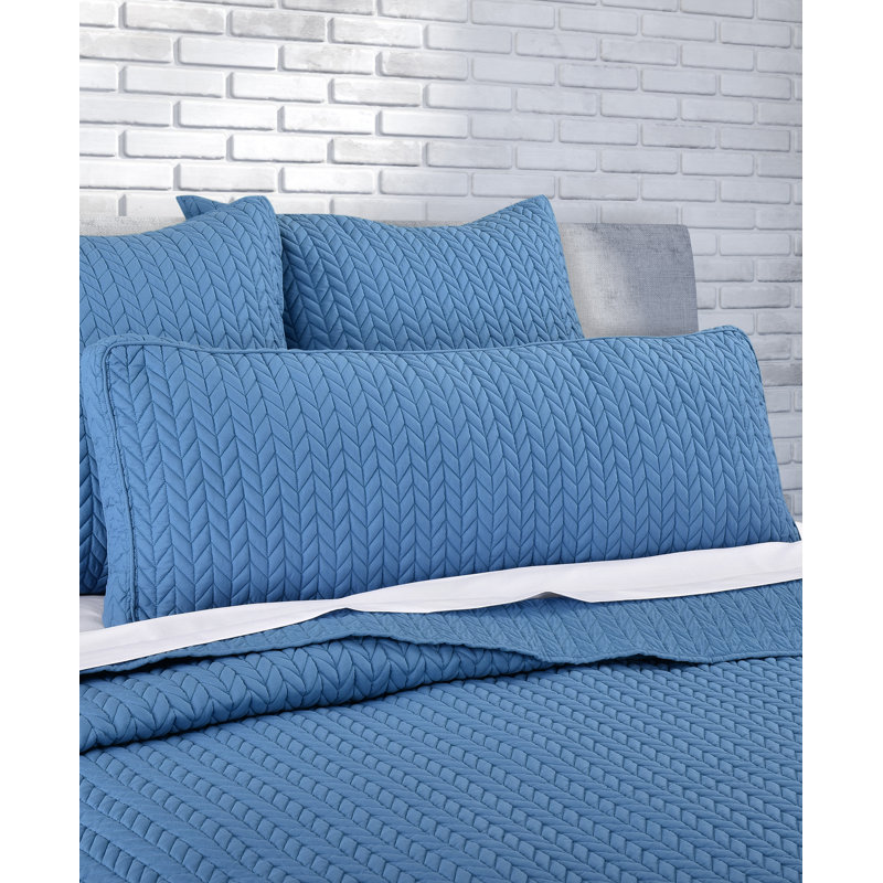 Coussin Cabo, Traversin, Bleu