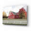 «Fall Barn» par Lori Deiter, art mural en verre acrylique