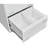 White Filing Cabinet For Office Use - 2 Drawers With Lock, Enhance Aesthetics - Interior Design Metal Locking, Tidy Space, Facilitate File Search-2014116397