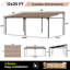 Pergola à pavillon rigide 12 po x 20 pi à fixation murale - structure en aluminium robuste, auvent imperméable Lean-To pour patio, terrasse, porche ou cour arrière