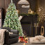 Arbre de Noël 9 pi avec 122 pommes de pin - 2518 pointes-1303471216