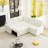 81-Inch Corduroy Sectional Sofa Bed (With Pull-Out Bed), U-Shaped 5-Seater Modular Sofa (With Storage)-191061651