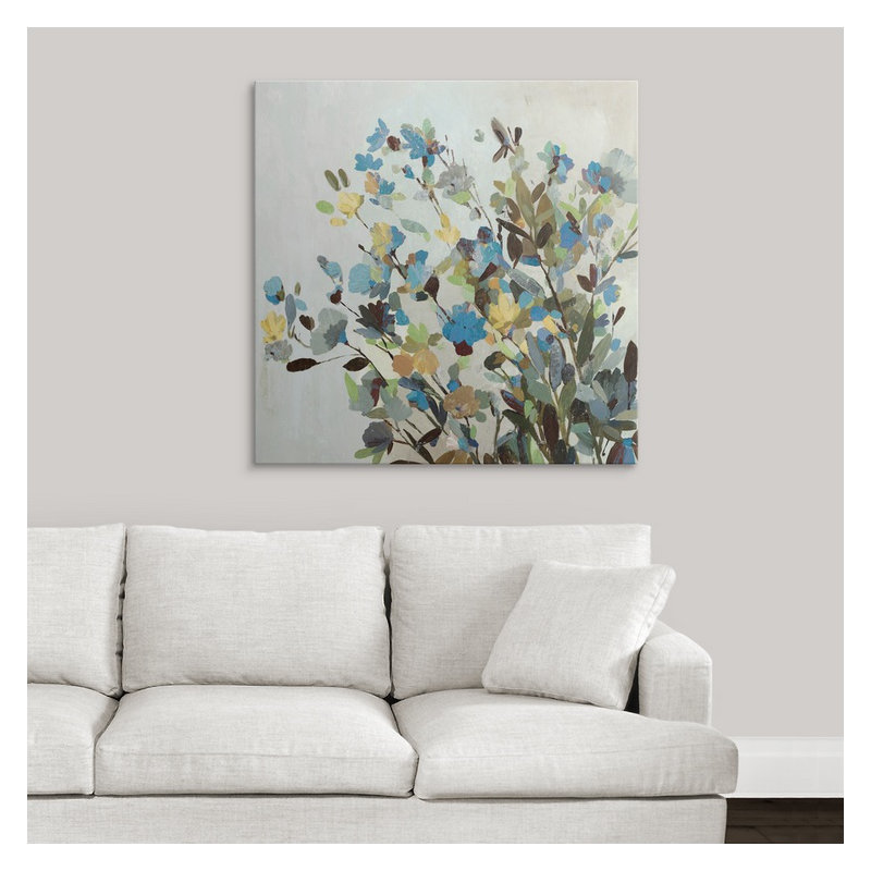 «Allison Pearce» par Anjelo Spring Flowers, H 30 po x l 30 po x P 1,5 po, Toile