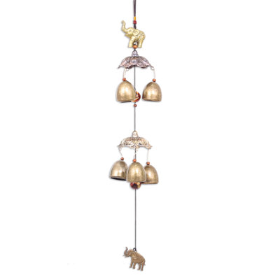 Kurstyn Weather Resistant Metal Abstract Wind Chime