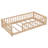 Giezi Kids Twin Floor Platform Bed with Fence-1658144478-1610654532