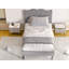 Lit plateforme simple tapissier
