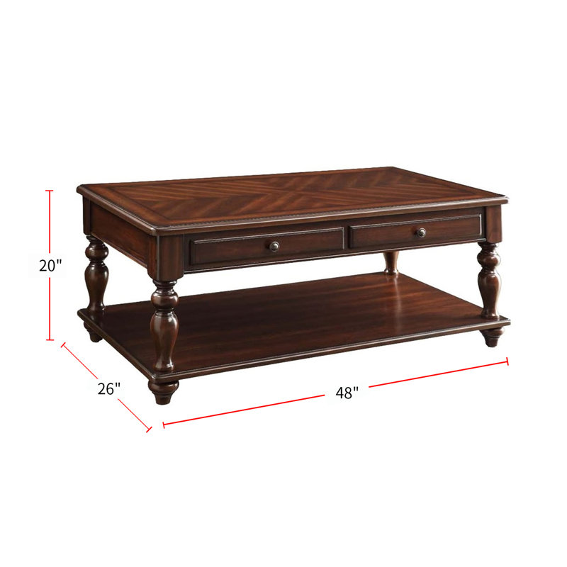 Attison Single Coffee Table, 20" H x 48" W x 26" D