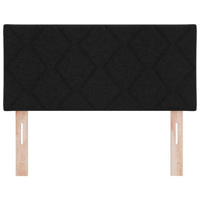 European Single (90 x 200 cm) Headboard, Black