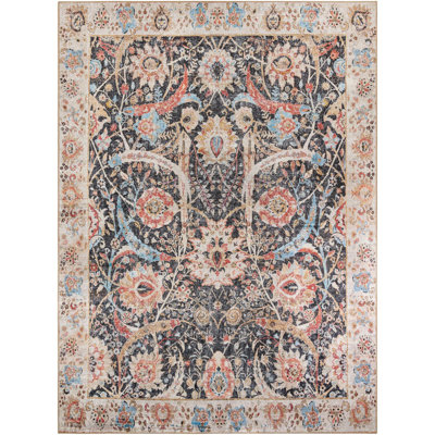 Tapis noir Huguenot