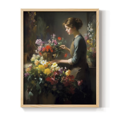 Reproduction encadrée WOMEN Series CD XXVI - bois massif
