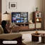 Modern Nut-Brown Solid Wood TV Stands-1135260210