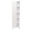 Armoire autoportante en lin Urano avec 5 tablettes ouvertes et 1 porte avec 4 tablettes-1691595207