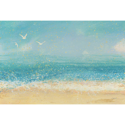 "Splatter Beach I" par James Wiens, reproduction d’art graphique sur toile
