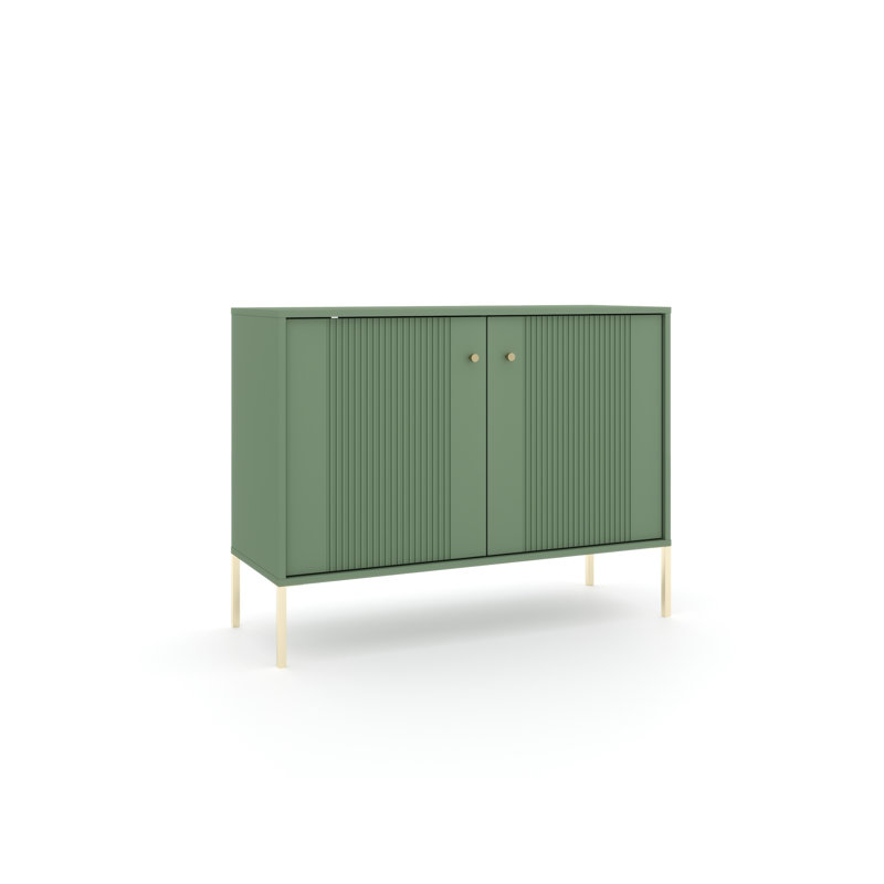 Tanari 104.5cm Sideboard, Smoke Green/Gold
