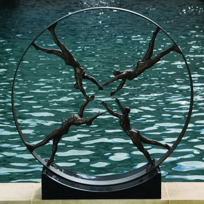 Reaching For Center Sculpture