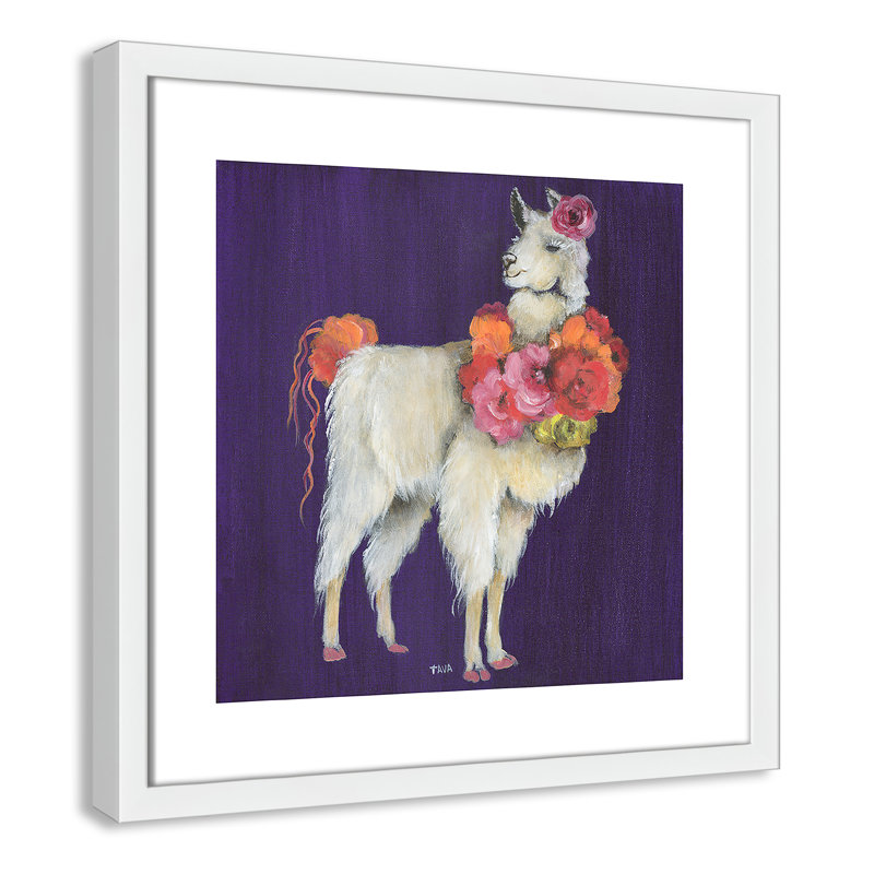 Art sur toile little, H 23,5 po x l 23,5 po x P 1,18 po, Cadre blanc