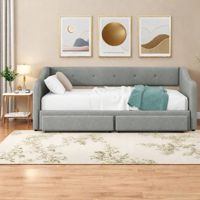 Extendable Beds With Storage, Wood Mdf Modern Daybed For Home