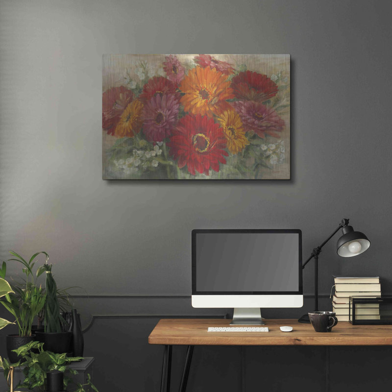 «Summer Gerbera Bouquet» par Carol Rowan, H 24 po x l 36 po