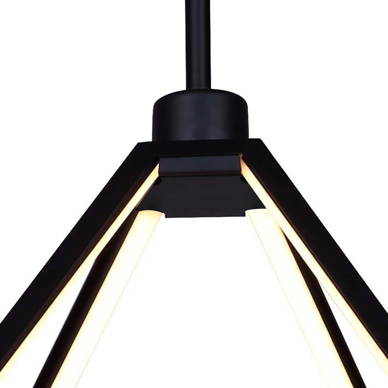 Lustre géométrique à intensité variable Kushma