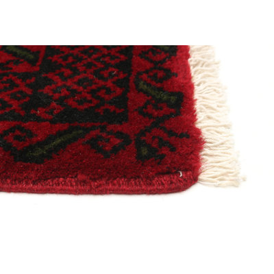 Tapis unique en laine noué à la main 3 pi 4 po x 6 pi 1 po nouvel âge Bickler