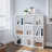 Ebern Designs Bookcase, 9 Cube Open Storage Organizer Display Bookshelf-868352289-868352288