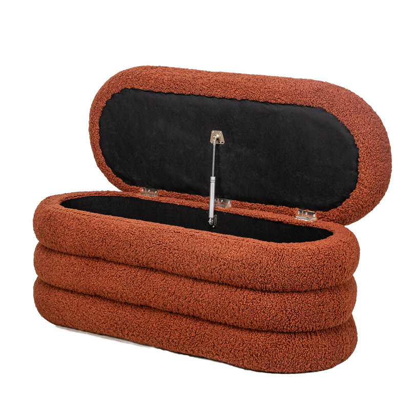 Banc Kerrick Bouclé, Terracotta