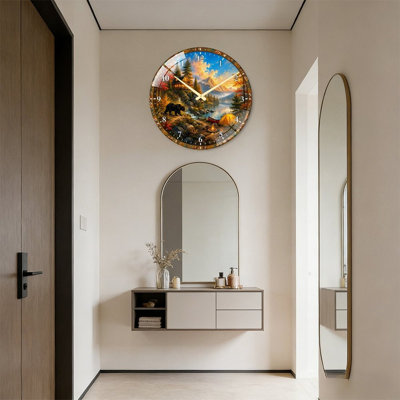 Glass Digital Wall Clock