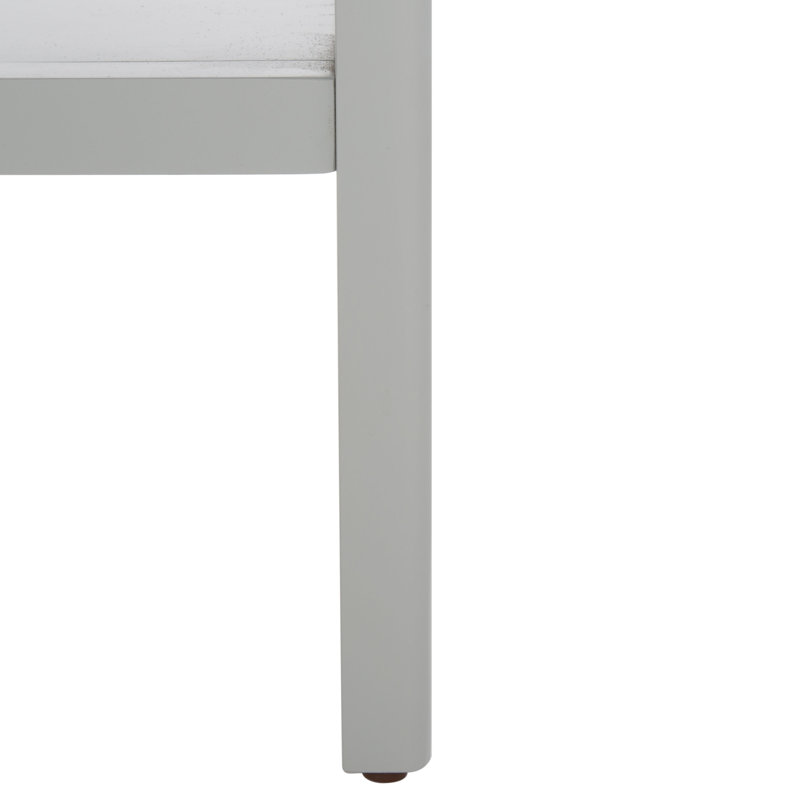 Table basse à 4 pieds avec rangement Westberg, gris