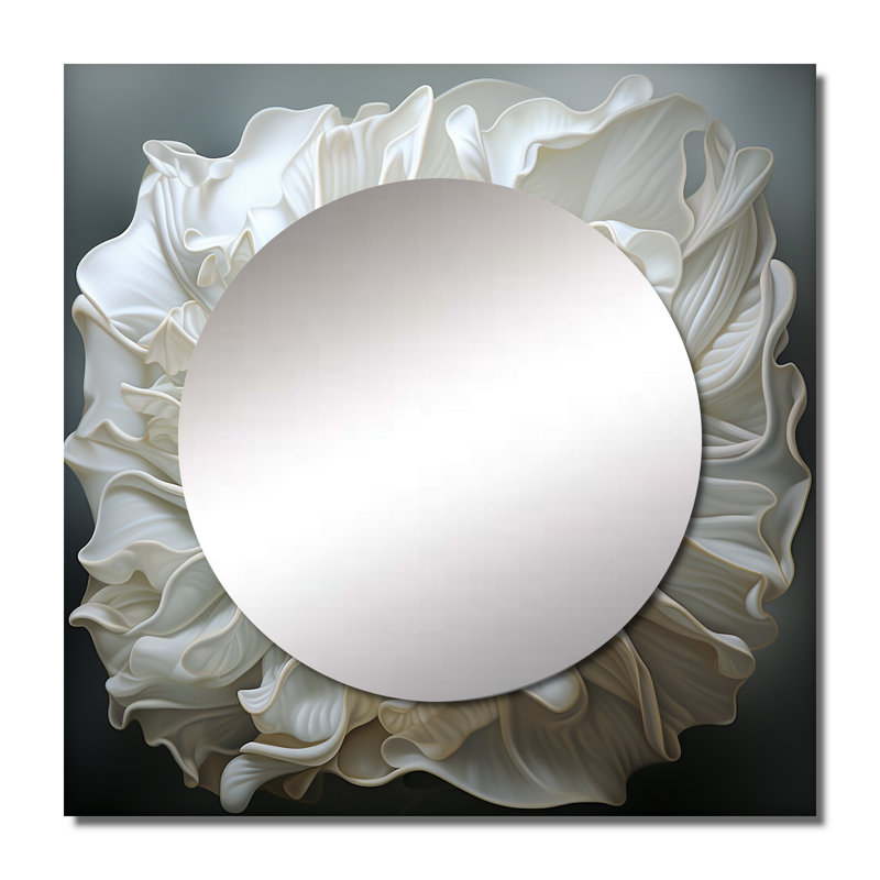 Misasi - Miroir carré décoratif pour chambre à coucher, 36 po x 36 po