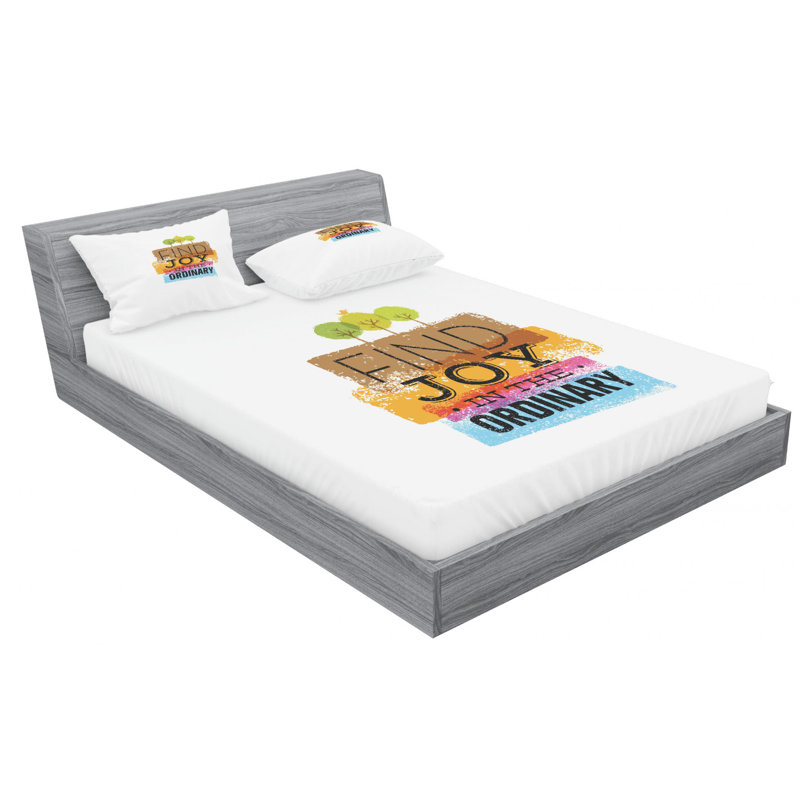 Microfiber Sheet Set, Queen Sheet Set with Fitted Sheet
