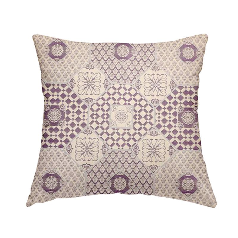 Sheelah Patchwork Square Cushion, 55cm H x 55cm W x 5cm D