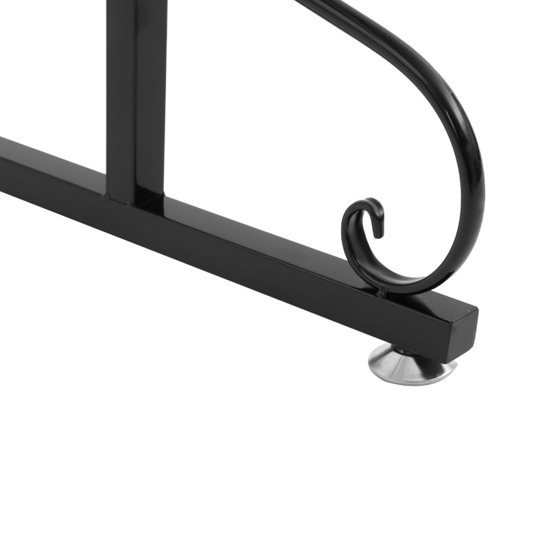Porte-chapeaux à 5 niveaux, Noir, noir, noir, noir