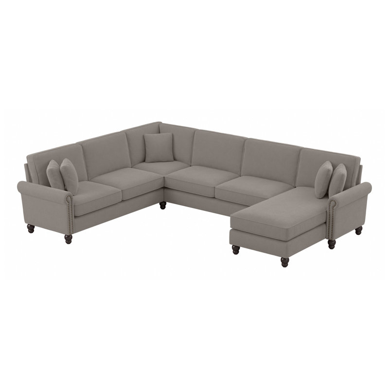 Aliye Upholstered 128 " U-Shaped Seating Component, Beige