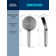 Filtered Shower Head with Handheld, High Pressure 6 Spray Mode Showerhead with Filters, Water Softener Filters Beads for Hard Water - Remove Chlorine - Reduces Dry Itchy Skin