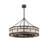 Mission 8 - Light Dimmable Drum Chandelier