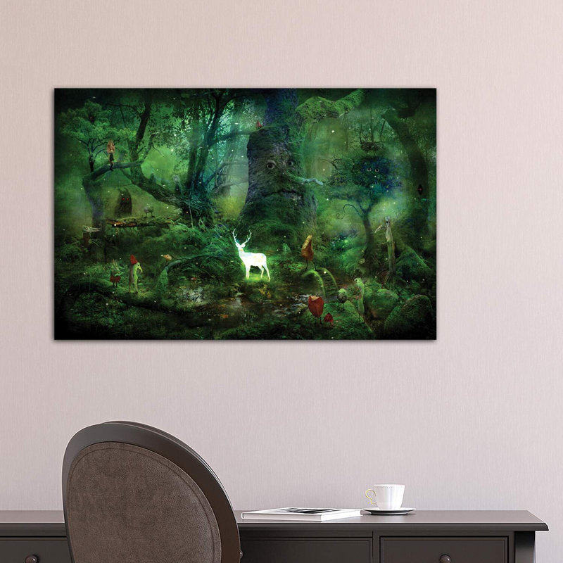 Transition Night by Alexander Jansson - Wrapped Canvas Print, 101.6 cm H x 66.04 cm W x 1.91 cm D