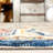 Metro Hand Tufted Wool And Cotton With Latex Geometric Rug-848295693