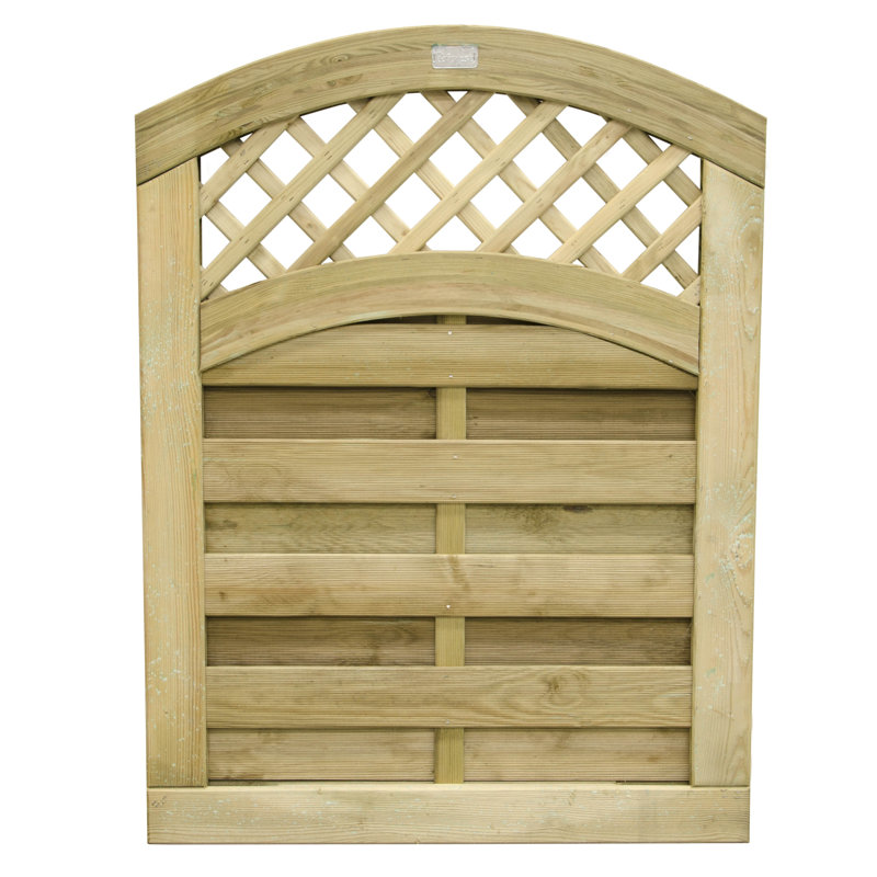 90" W Natural Timber Wood Gate, 120cm H x 90cm W x 4.5cm D