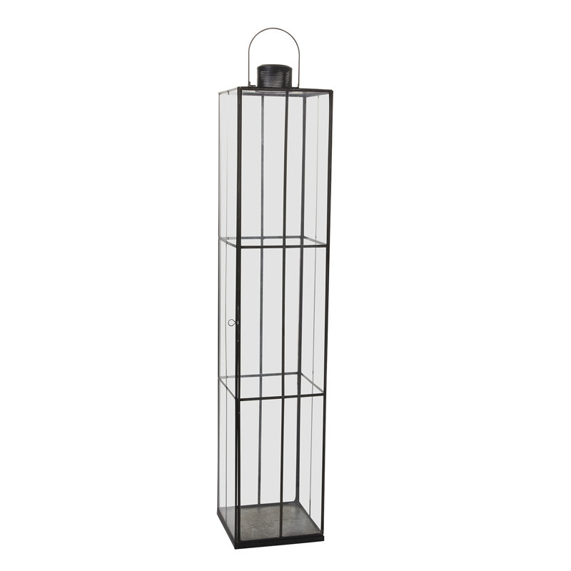 Tabletop Lantern, 42" H x 8" W x 8" D