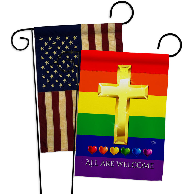 Double Sided 18.5'' H x 13'' W Polyester Kwanzaa Garden Flag