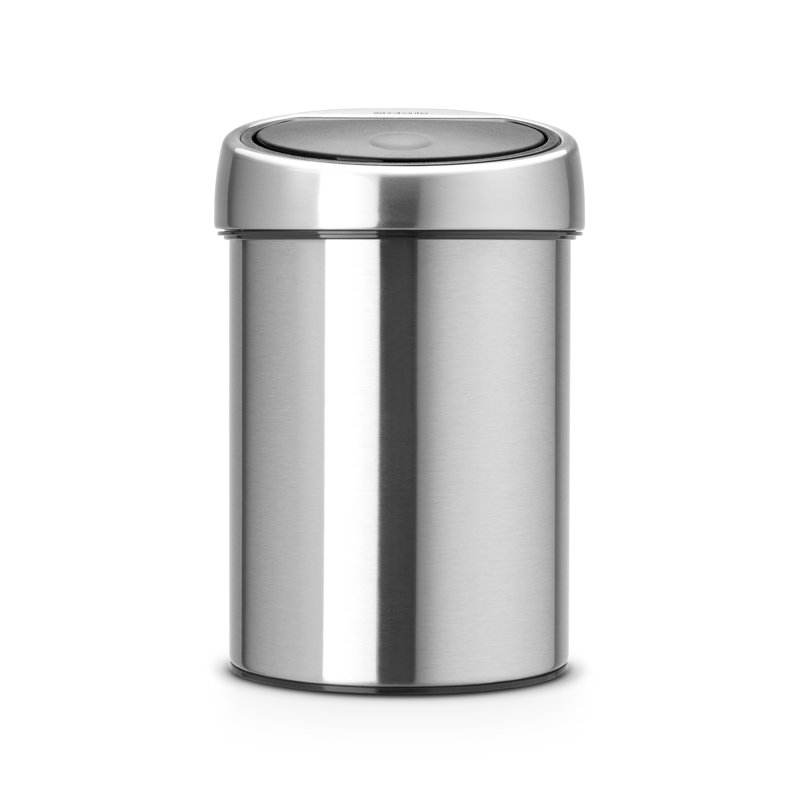 Brabantia 3 Litre Touch Bin, Matt Steel