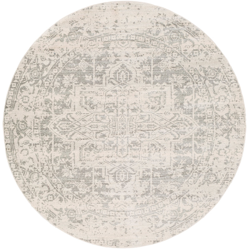 Oriental Indoor Rug, Round 7'10"
